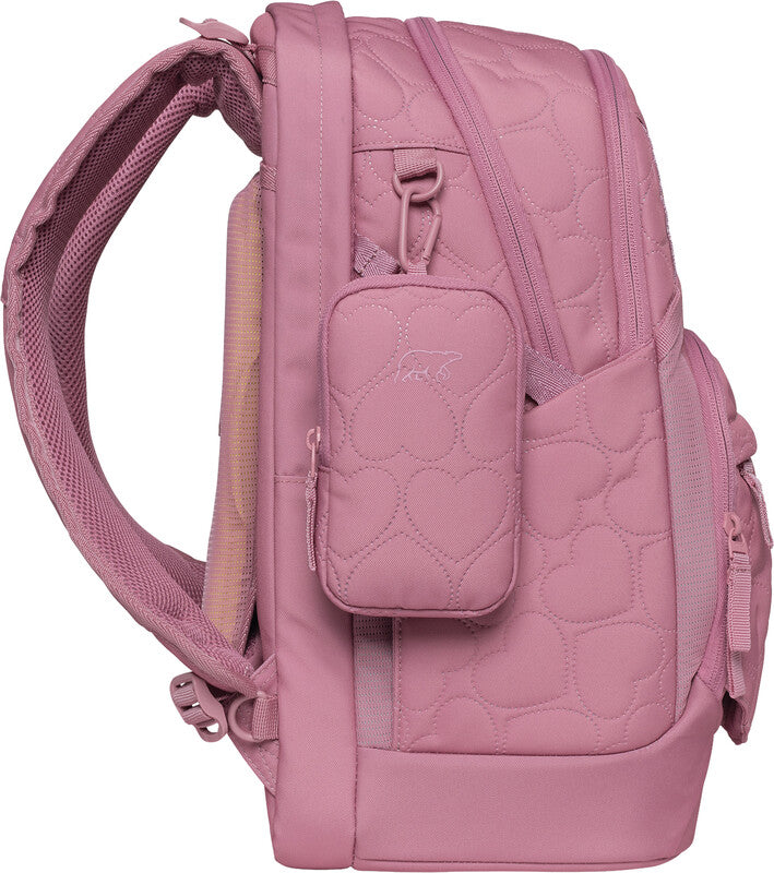 Beckmann Rucksack Sport Air – Gepolstertes Herz Rose – rosa – 30 l (30×44×23 cm)