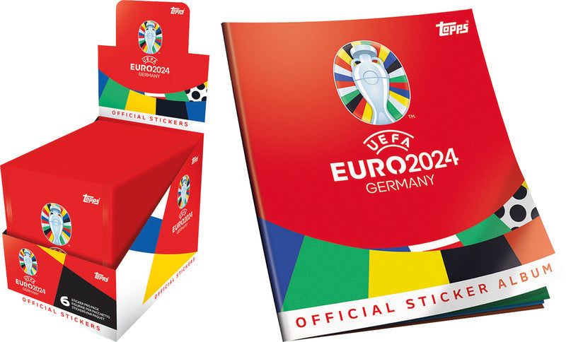 Topps EM 2024 Sticker – 6 Stück