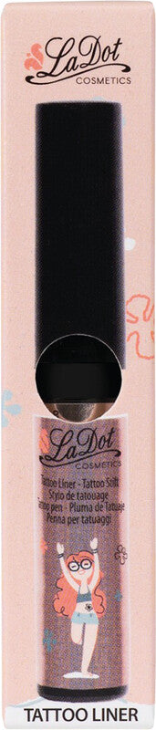Colop LaDot – Bodytinte – Schwarz, 4 ml, mit Pinsel