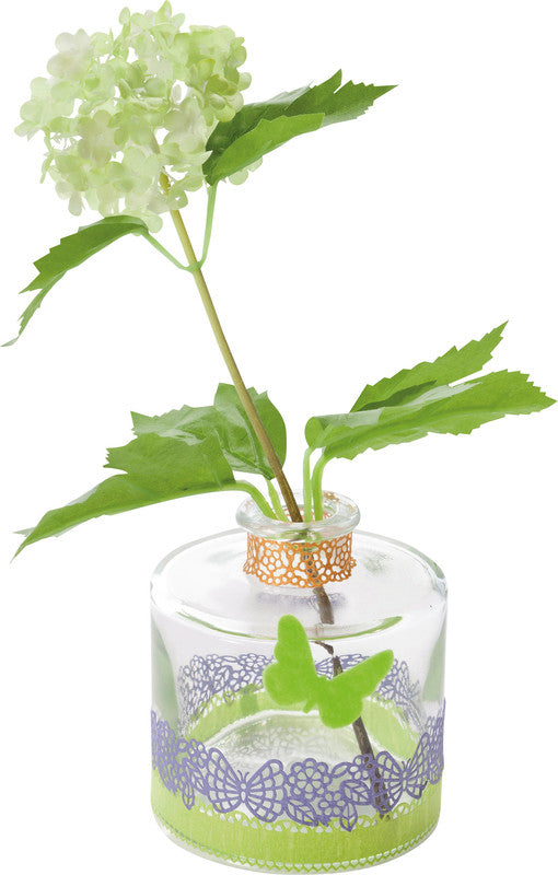 Folia Papierbordüren, Frühling – verschiedene Breiten × 1 m – mehrfarbig – 4 Stück.