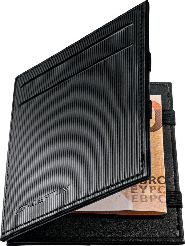 Sigel Karten- und Geldetui – 85 × 105 mm, Kunstleder, Schwarz – 1 Stück