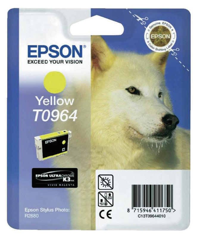 Epson Tintenpatrone T0964, Gelb – für Inkjetdrucker/Multifunktionsgeräte