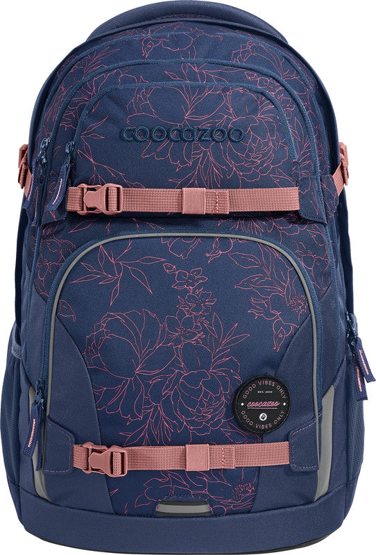 Coocazoo Rucksack Porter – Sweet Rose – 30,0 × 44,0 × 23,0 cm – recycelter Bestandteil