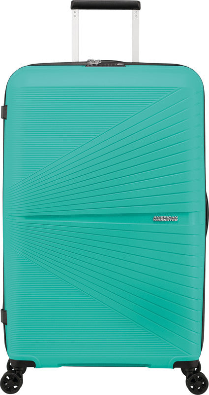 American Tourister Trolley Airconic – 101 l, Hartschale, 4 Doppelrollen, mit TSA, Aqua Grün, 49 × 77 × 31 cm