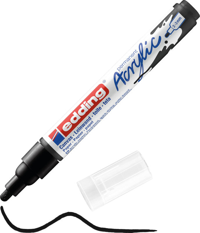Edding Acrylic Marker für Permanent-Marker – Schwarz