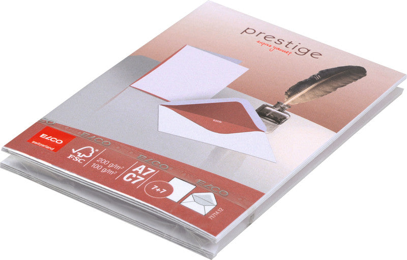 Elco Grusskarte – A7 (74 × 105 mm) – mit Umschlägen, Karton, 5er Pack