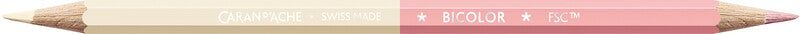 Caran d-Ache Caran d'Ache Aquarellfarbstifte Bicolor Alpine Frost Spezialedition – mit Pinsel, Ø 2,8 mm