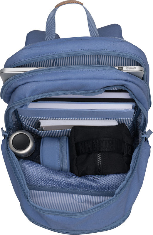 Beckmann Rucksack Urban Midi – Blue Shadow, blau – recycelte Materialien
