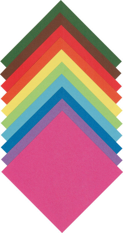 Folia Faltblätter – 100 × 100 mm – 70 g/m² – sortiert – 100 Blatt