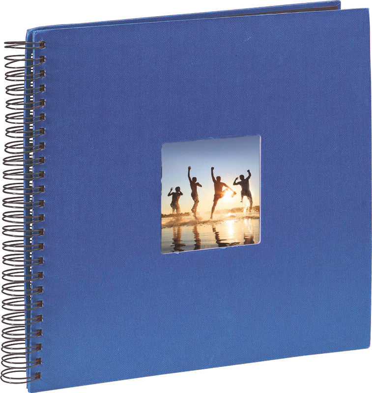 Hama Fotoalbum Wiro Fine Art – blau, mit Pergaminzwischenblättern, Papier, 360 × 320 mm