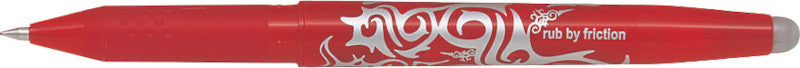 Pilot FriXion Ball – radierbarer Tintenroller mit Kappe, 0,7 mm, rot