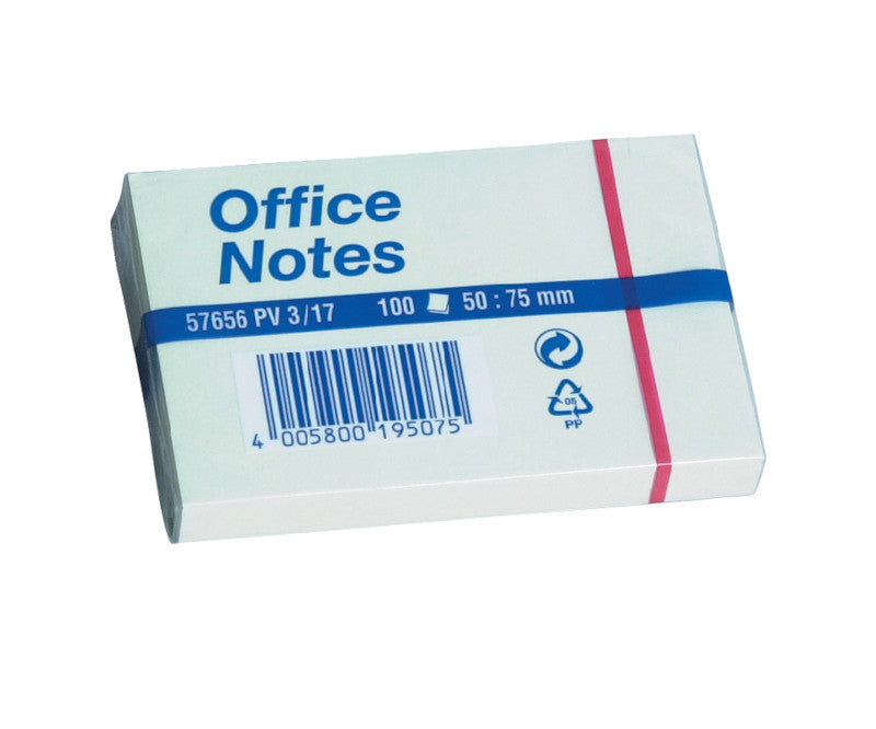 tesa Haftnotizen – 50 × 75 mm – gelb, 100 Blatt/Block, 1er-Pack