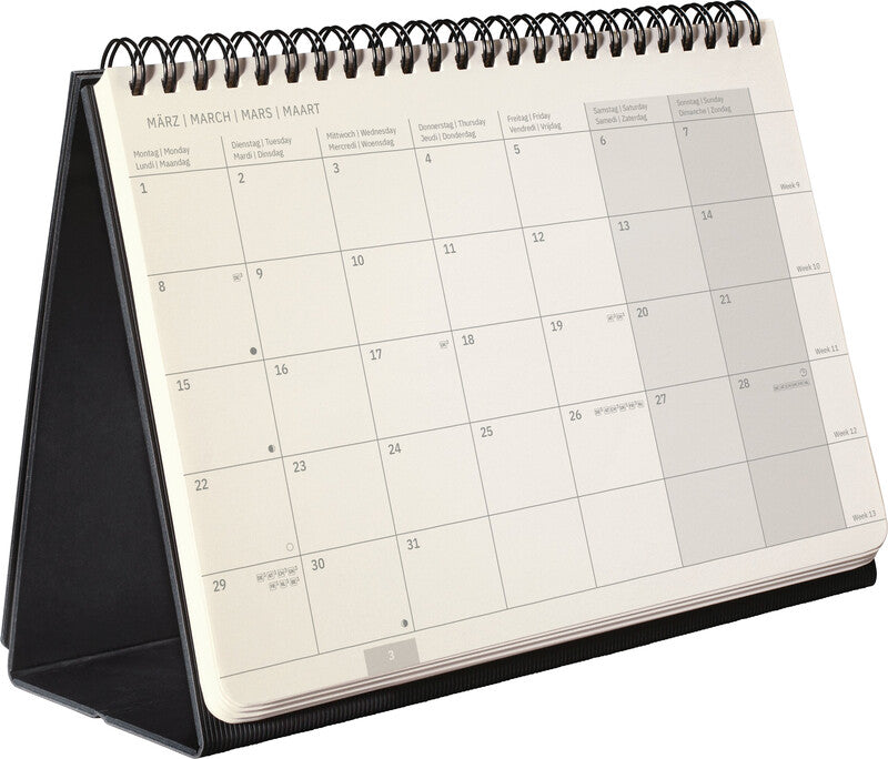 Sigel Conceptum Kalender-Einlage – 1 Monat/2 Seiten, 22 × 21,3 cm, 2027