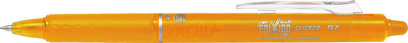 Pilot FriXion Ball Clicker – radierbares Tintenroller-Set, 0,7 mm, apricot/orange/lila, 3er Etui