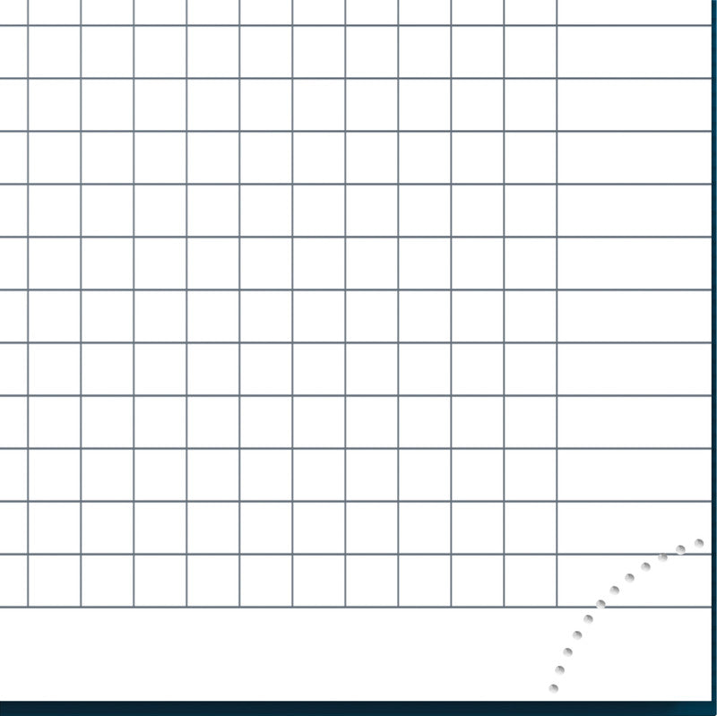 Oxford Notizbuch, A4, kariert 5 mm, Fadenheftung, Karton, 192 Seiten, 90 g/m² – blau