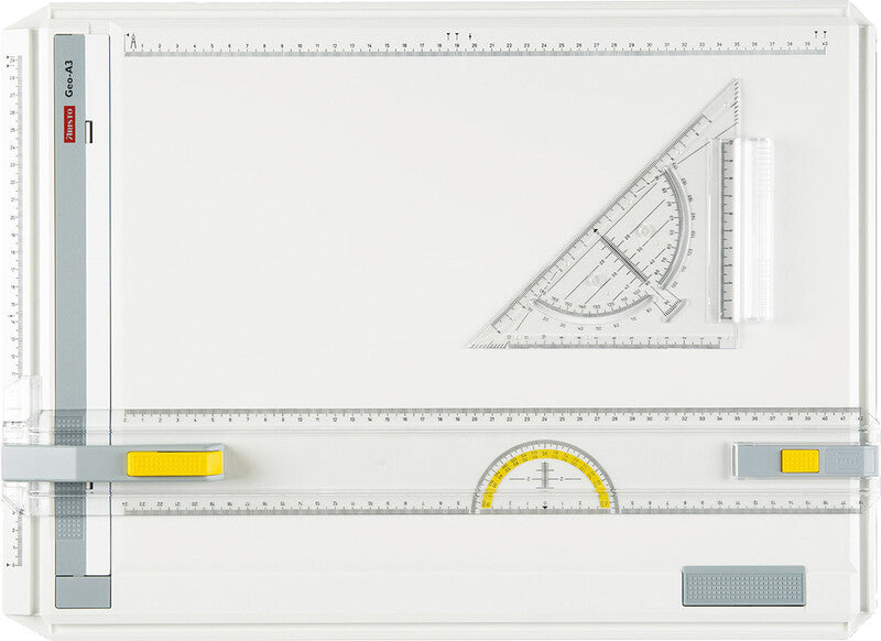 Aristo Zeichenplatte A3, Geo Board, Stop-&-Go-Mechanismus, Kunststoff, Weiss