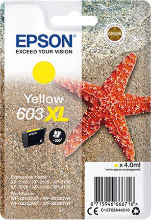 Epson Tintenpatrone C13T03A44010, Gelb