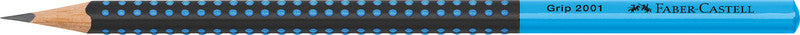 Faber-Castell Grip 2001 Bleistift, Dreikant, Grip-Zone, HB, Mine Ø 2 mm, farbig sortiert