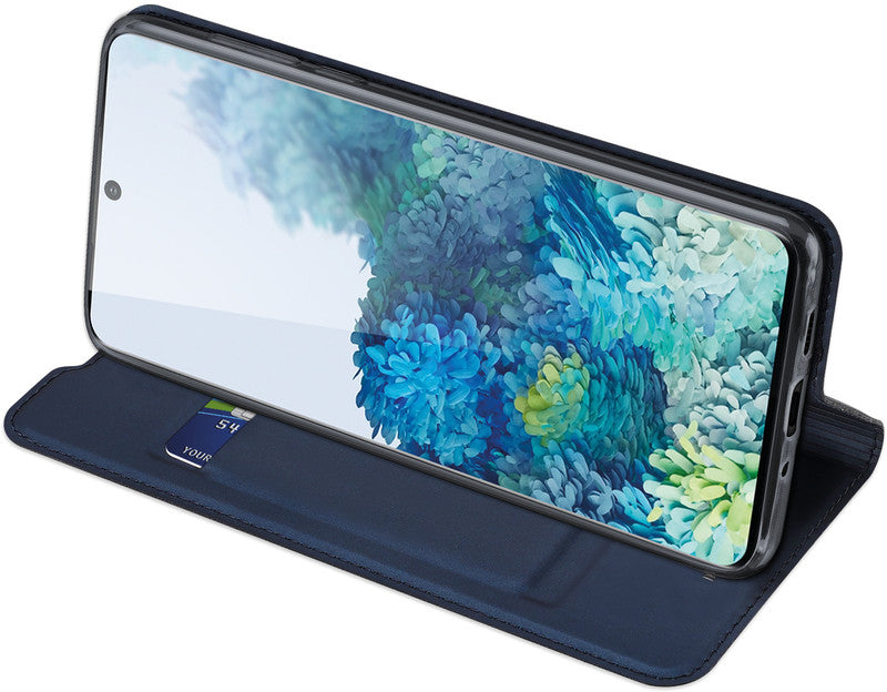 Dux Ducis Booklet-Hülle Skin Pro – für Samsung Galaxy S20 – dunkelblau – Kunstleder – mit Kartenfach