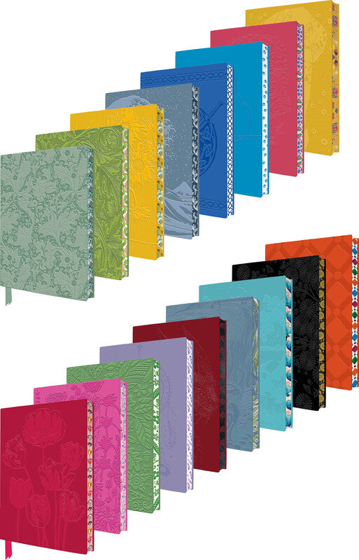 Flame tree Notizbuch A5, liniert, Softcover, 176 Seiten, 80 g/m² – grün