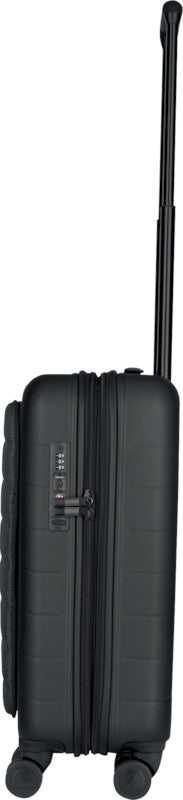 Wenger/SwissGear Wenger Notebook-Trolley – für Notebooks bis 14", Hartschale PC/ABS, 4 Doppelrollen, mit TSA, schwarz/grau