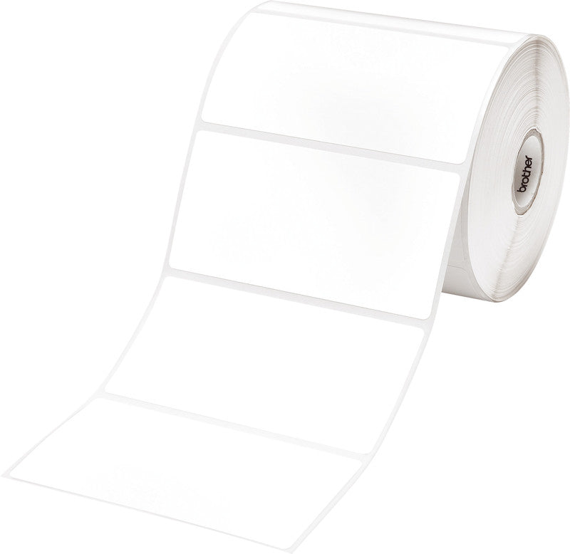 Brother Etiketten, 102 mm × 50 mm, weiss, Papier, permanent, 1050 Etiketten