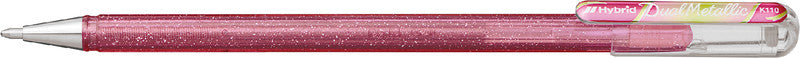 Pentel Gelschreiber 7er Etui – 7 Farben, 1 mm, für dunkles Papier, Kappe