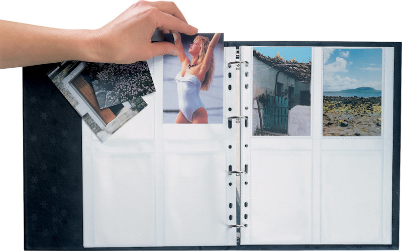 HERMA Sichtmappe 9 × 13 cm – transparent, Kunststoff, glänzend, 10er-Pack