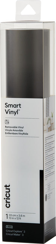 Cricut Vinylfolie matt – schwarz – 33 × 366 cm – für Cricut Schneideplotter Maker 3
