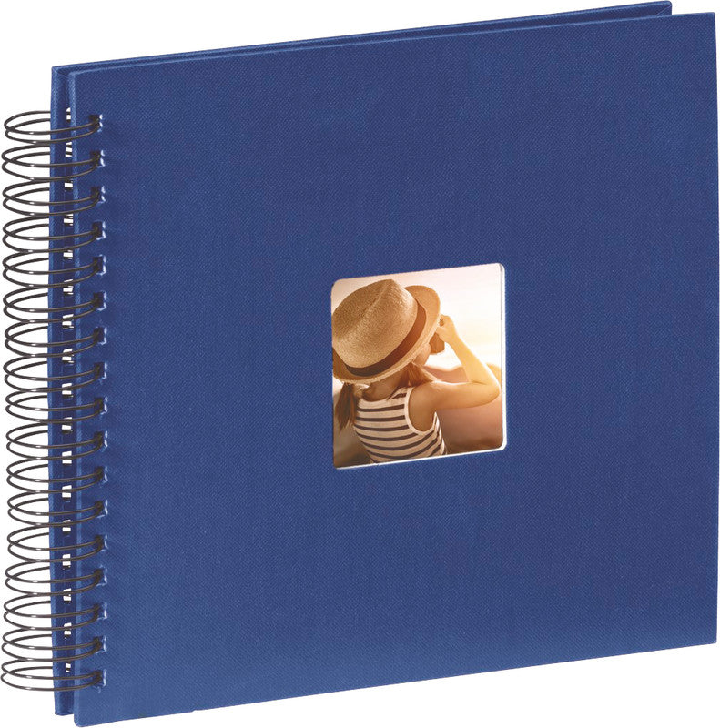 Hama Fotoalbum – Blau, mit Pergaminzwischenblättern, Papier, 280 × 240 mm
