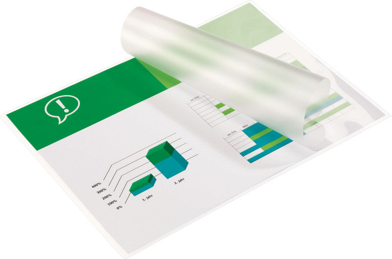 GBC Laminierfolien A4, glänzend – 75 µm, 216 × 303 mm, 100 Stk.