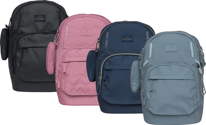Beckmann Sport Air – Schulrucksack, Dunkelgrün, 30 l, 30×44×23 cm, mit Regenschutz