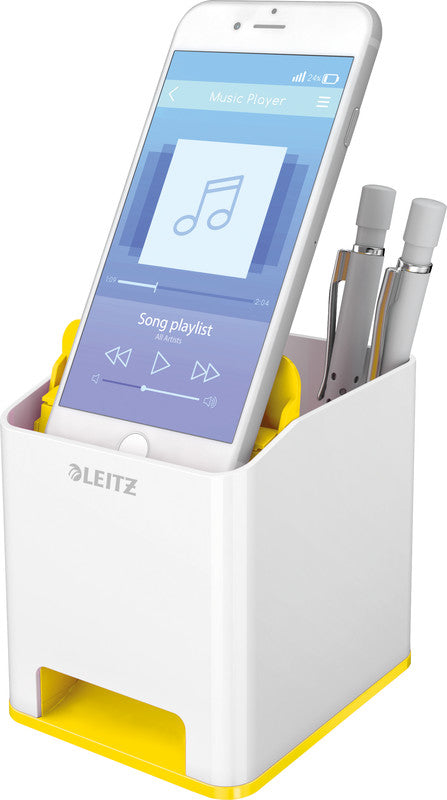 Leitz Stiftschlaufe – Polystyrol, weiss, gelb