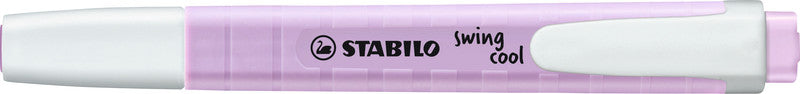 STABILO swing cool Pastel Edition Textmarker Set 4 Farben Pastell – Keilspitze, 1–4 mm