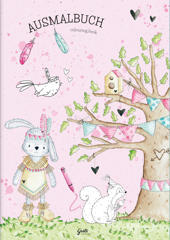 Grätz verlag Malbuch, Karton, 21 × 29,7 cm, Mehrfarbig