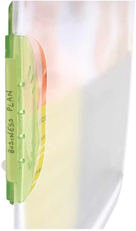 EXACOMPTA Klemmmappe A4 - Clip transparent, Fabre assortiert - 5er Set