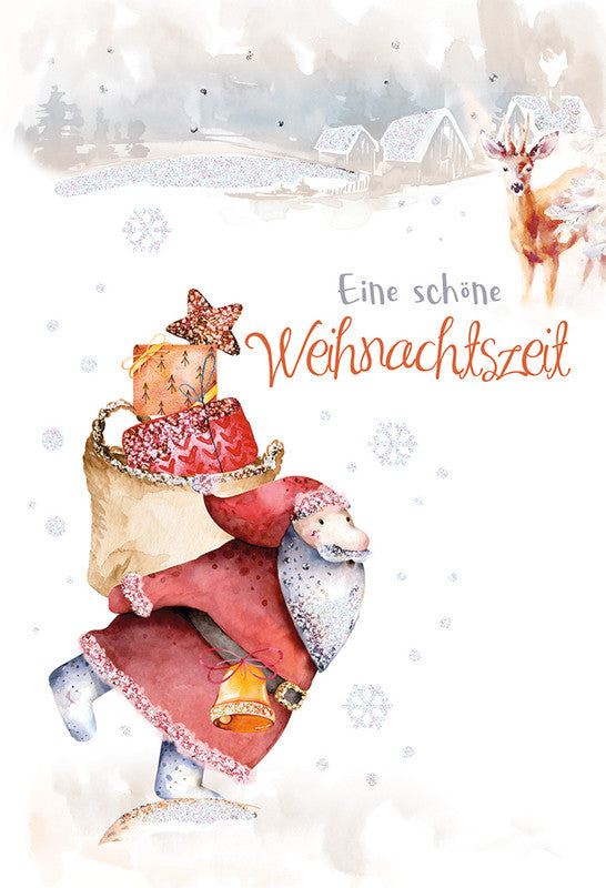Kurt eulzer Weihnachtsgrusskarte (Pop-Up) – A6 (105 × 148 mm) – mit Umschlag, Text DE, Karton