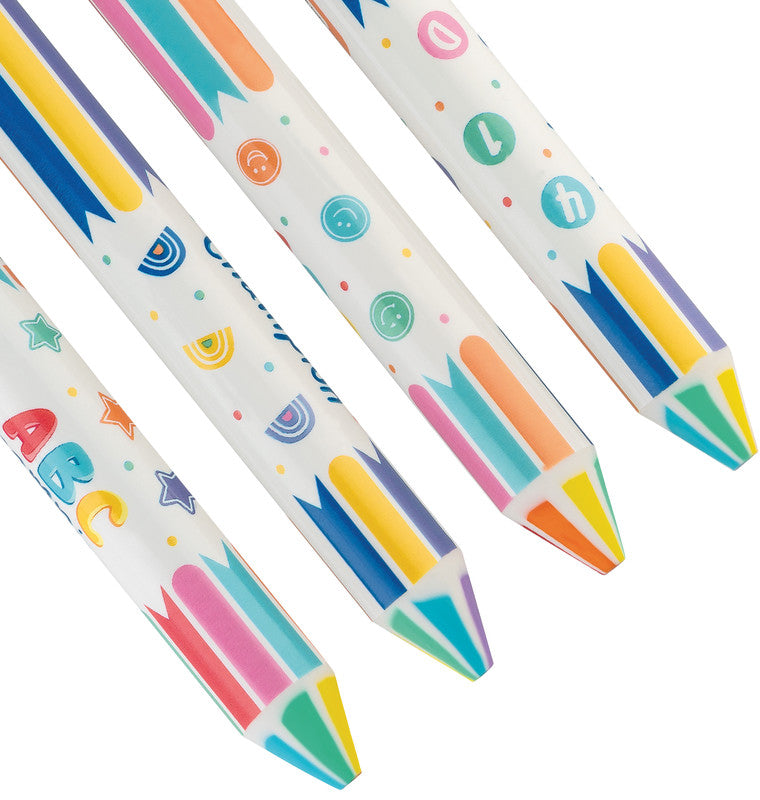 Trendhaus Radierer Jumbo ABC Champions – für Bleistifte – 16 × 135 × 16 mm – Kunststoff – mehrfarbig
