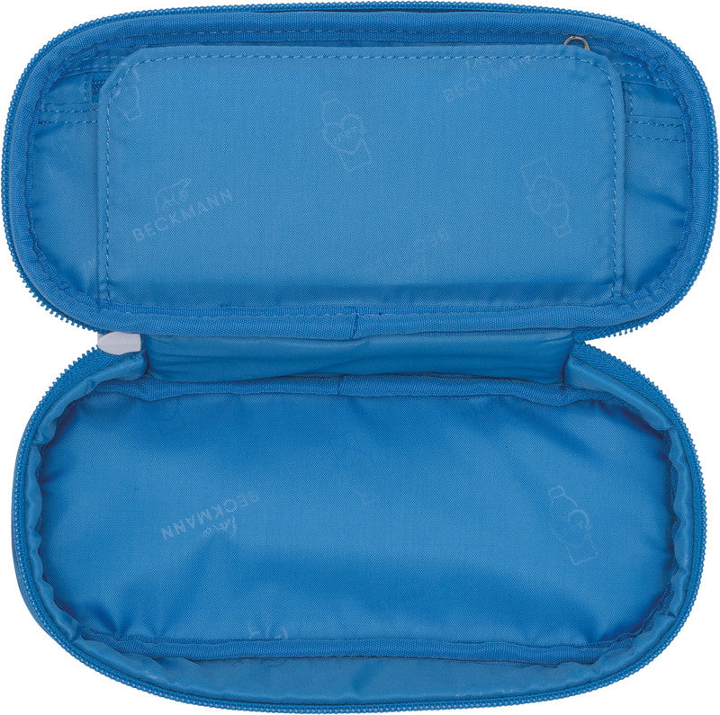 Beckmann Klassisches Schlamperetui, leer – Ocean – Kunststoff – 22 × 5 × 10 cm