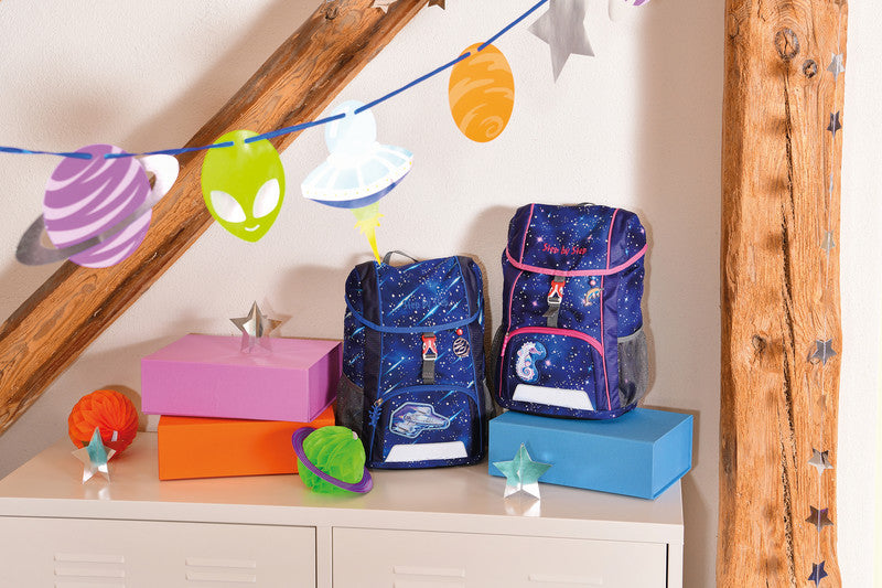 Step by Step Kindergartenrucksack-Set KID REFLECT – 3-teilig – Star Shuttle Elio – 26,0×35,0×17,0 cm
