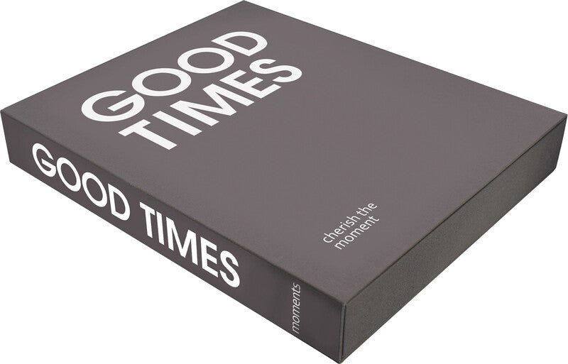 Eibert Fotoalbum Good Times – schwarz, Textil, 277 × 332 × 51 mm