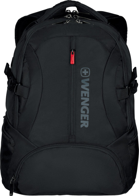 Wenger/SwissGear Wenger Transit – Notebook-Rucksack – für 16" Notebook, 27 l, Polyester, Schwarz