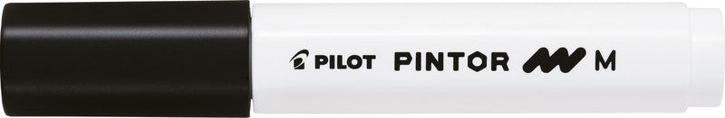 Pilot Pigmentmarker Pintor – Rundspitze 1,5-2,2 mm – Sortiert – 10er-Set – Für dunkles Papier geeignet