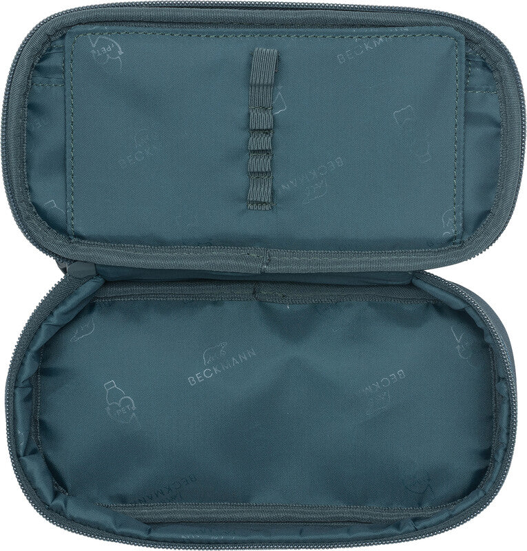 Beckmann Sport Jr. Schlamperetui, leer – Dunkelgrün – Kunststoff – 22,0 × 11,0 × 5,0 cm