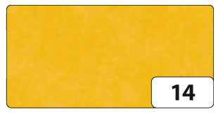 Folia Transparentpapier – 70 × 100 cm, gefalzt, 42 g/m², altgold, 25 Bogen, zum Basteln