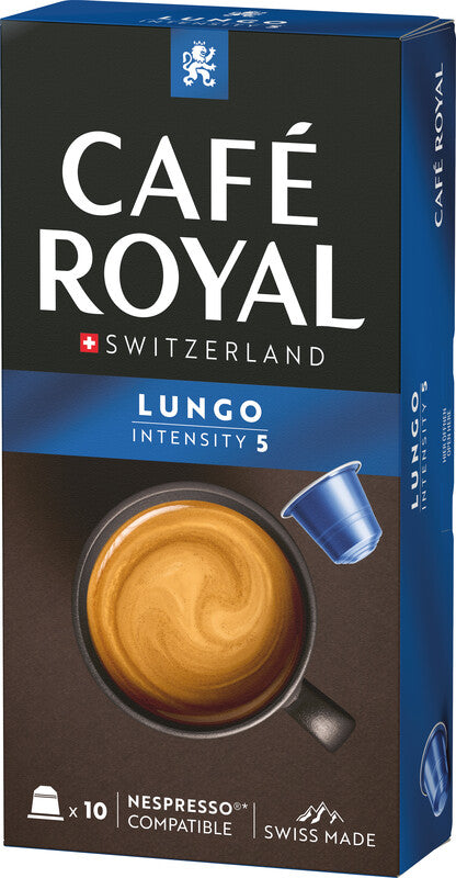 Café Royal Kaffeekapseln Lungo – für Nespresso – Intensität 5 – 100 Kapseln