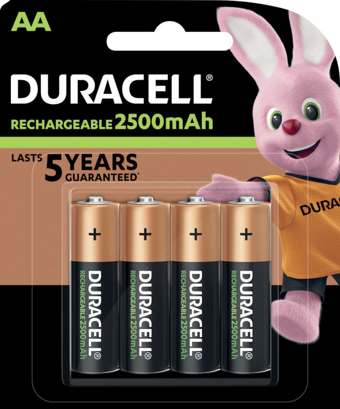 Duracell Akku 1,2 V 2500 mAh 3,00 Wh Ni-MH – für Geräte