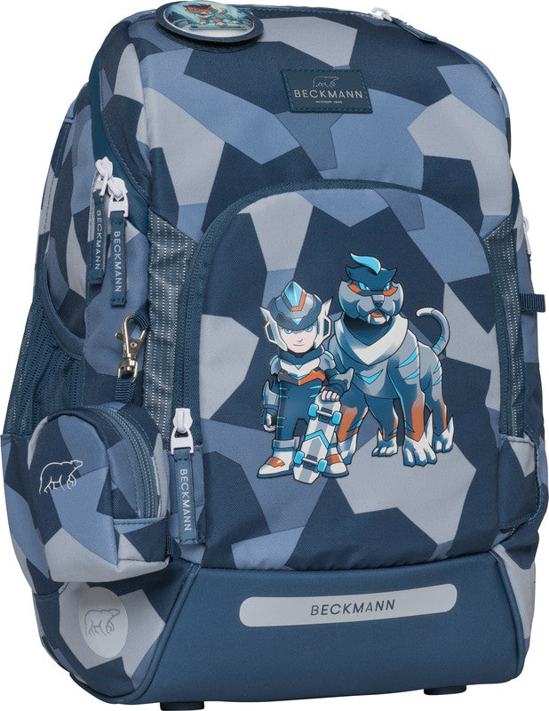 Beckmann Schulrucksack Active Air Flx – Tiger Race – 26,0×39,0×22,0 cm – Recycelte Materialien