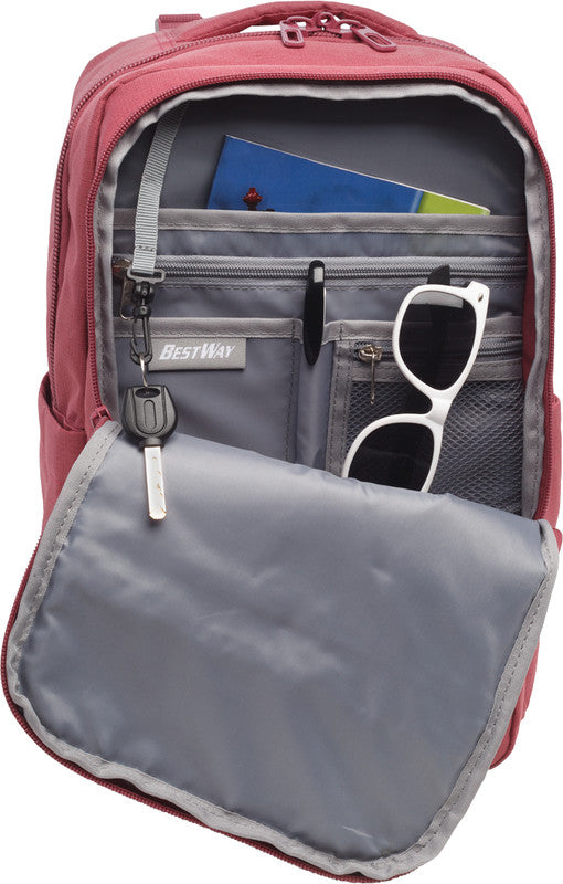 Bestway Cabin Pro Ultimate Small – Notebook-Rucksack – 20 l, Kunststoff, ziegelrot