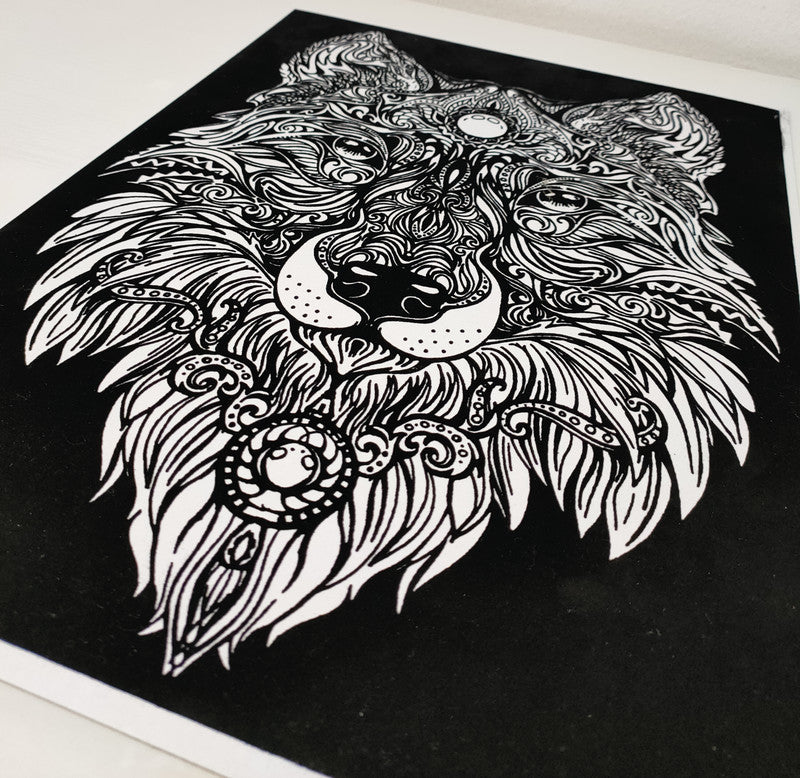 Tataruga Malkarton, Karton, 21 × 29,7 cm, schwarz